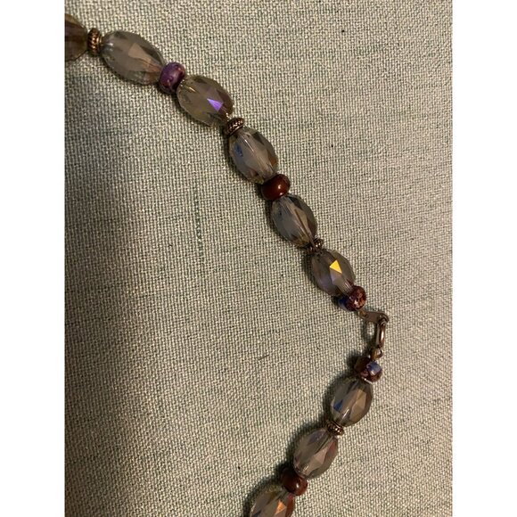 Vintage Lapis Lazuli Beaded Necklace (17") | Deep Blue Gemstone Strand with Gold - Picture 4 of 5